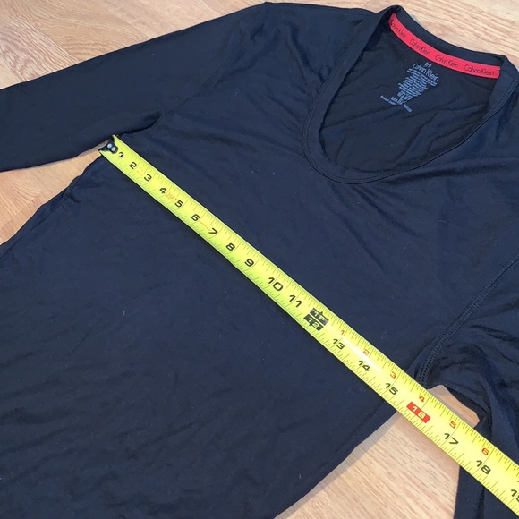 NWT Calvin Klein Thermal U Neck Long Sleeve Shirt - Picture 2 of 7